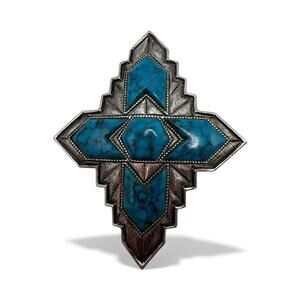 Vintage 1974 Sarah Coventry "Inca" Brooch